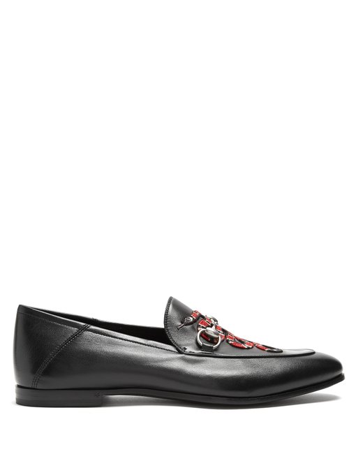 gucci snake loafers