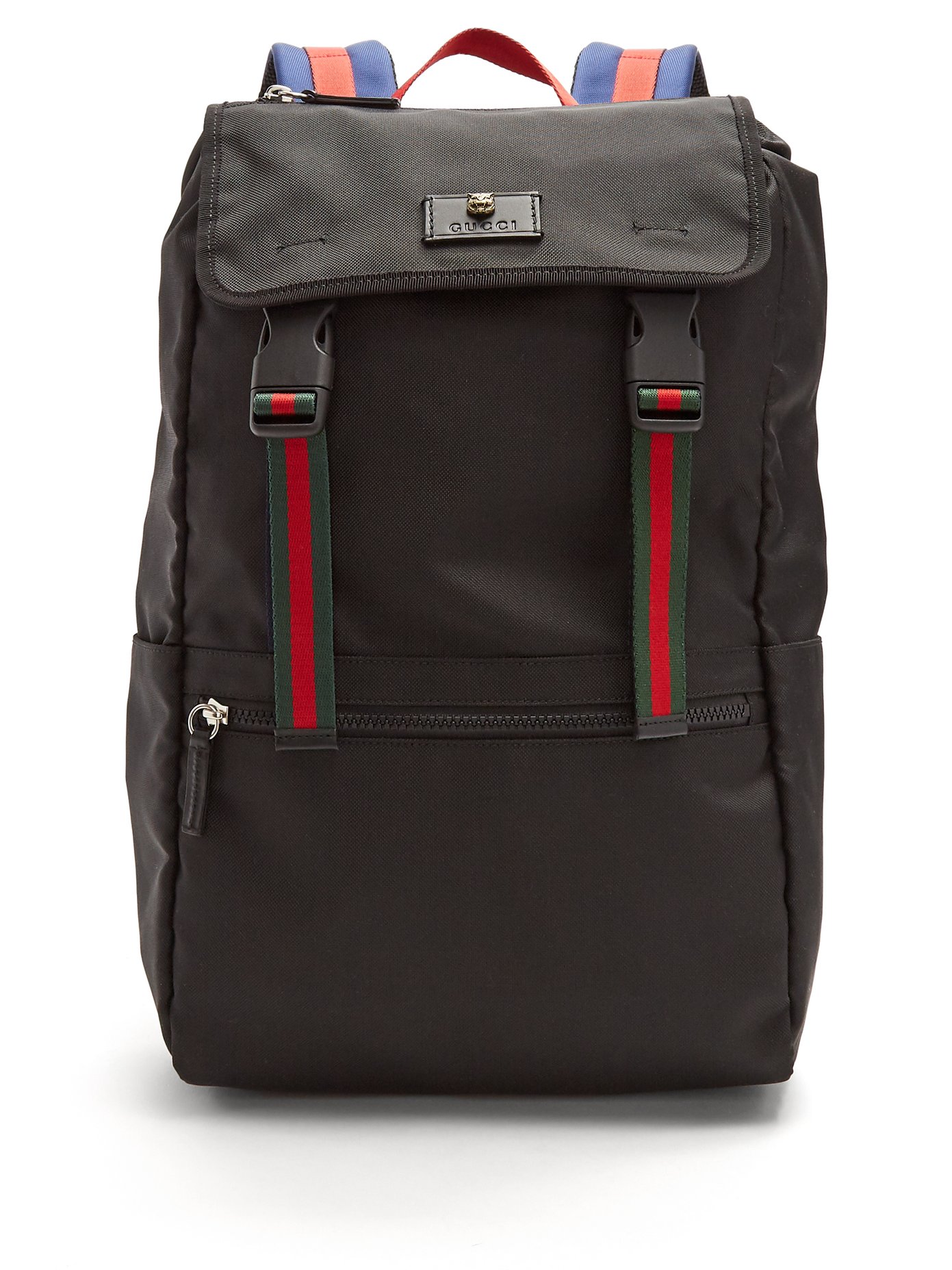 gucci stripe backpack