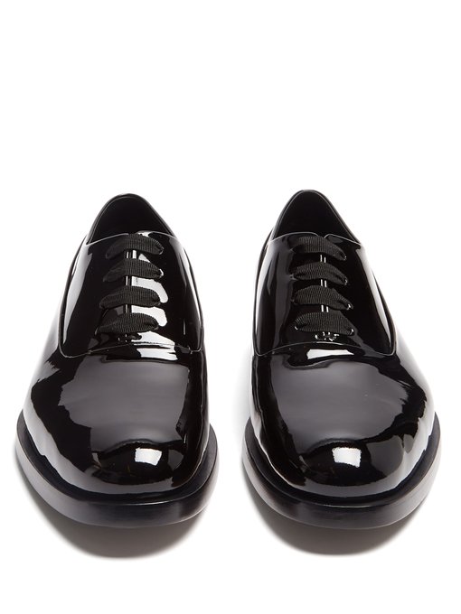 Patent-leather oxford shoes展示图