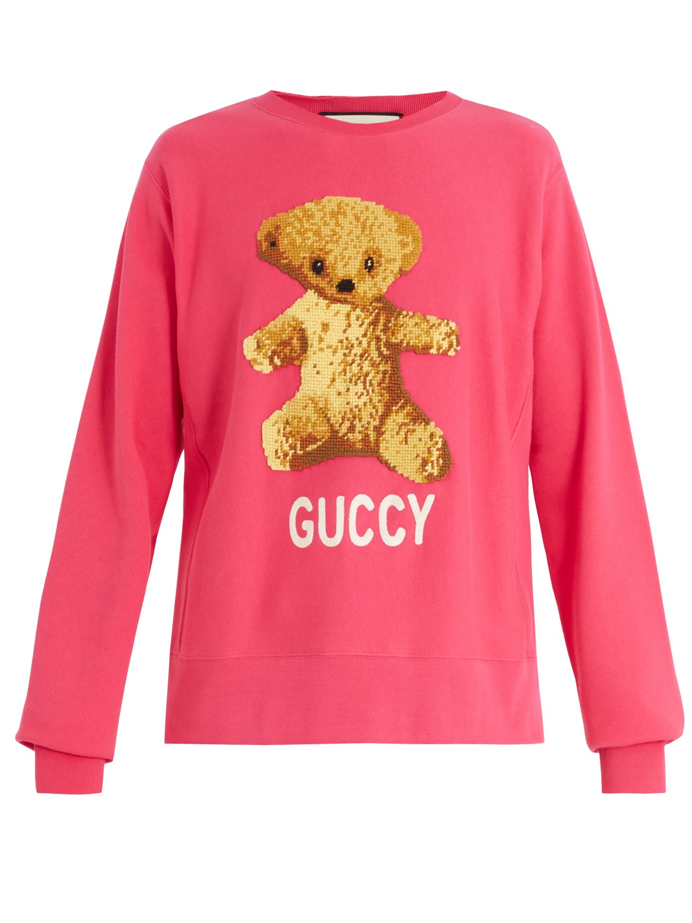 gucci sweatshirt teddy bear