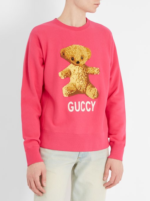 gucci teddy bear sweatshirt