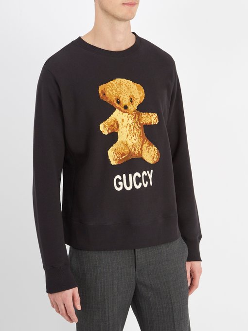 teddy bear gucci sweater