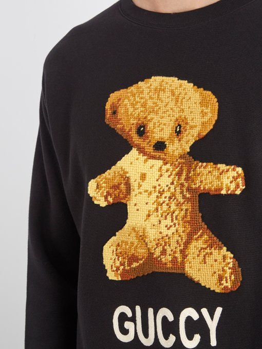 gucci sweatshirt teddy bear