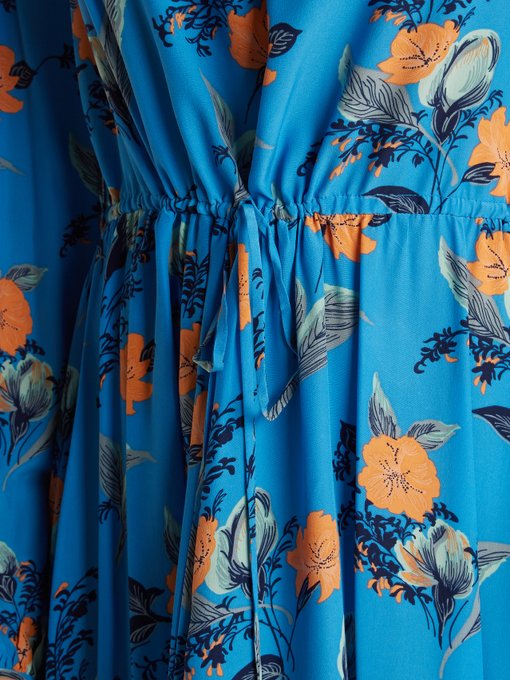 Floral-print silk maxi dress | Diane Von Furstenberg | MATCHESFASHION UK