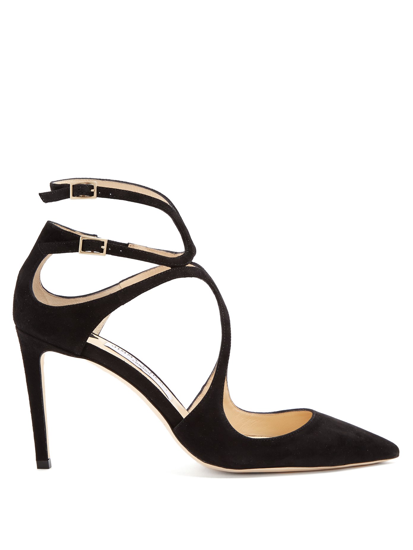 jimmy choo lancer black suede