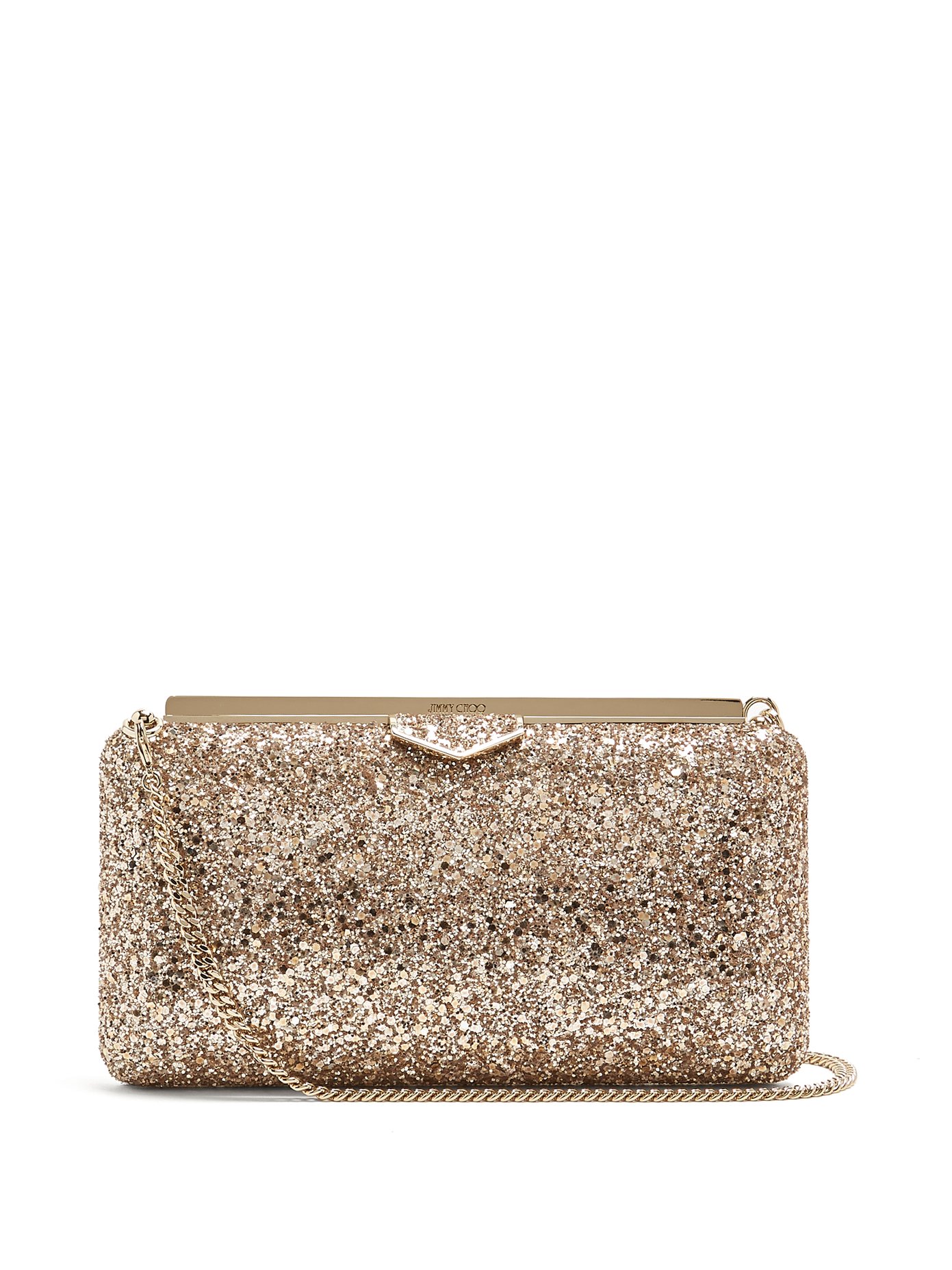 glitter evening bag