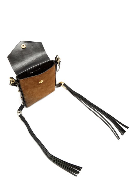 Teinsy suede and leather cross-body bag展示图
