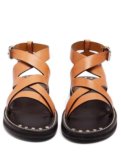 Noelly embellished leather sandals 