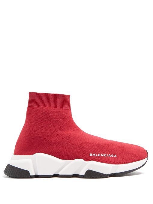 red sock trainers