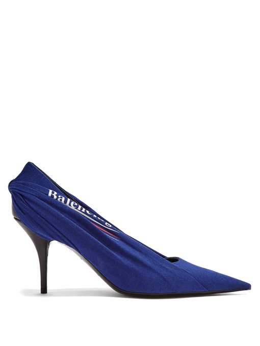 blue balenciaga heels