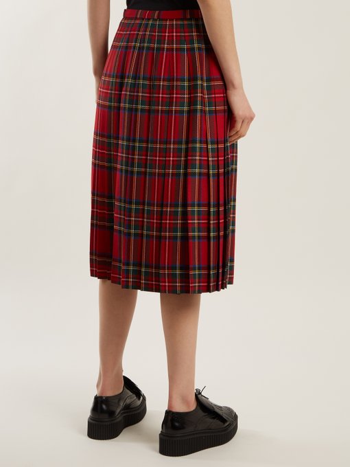 burberry wool skirt