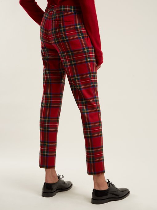 Tartan wool-twill trousers | Burberry | MATCHESFASHION US