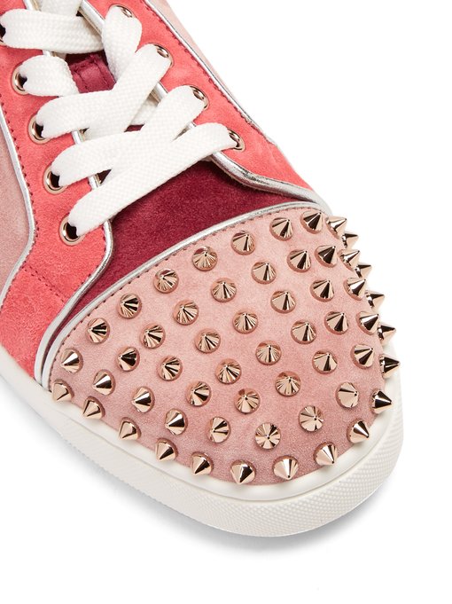 louboutin trainers pink