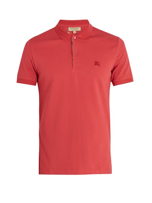 burberry polo red