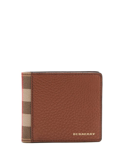 burberry house check wallet