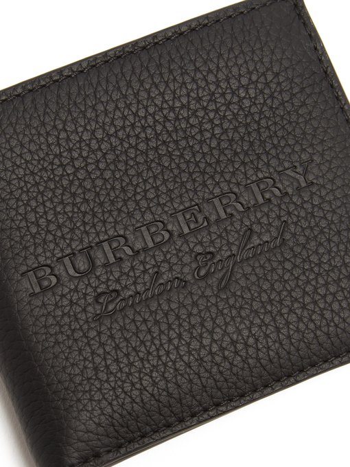 burberry embossed wallet