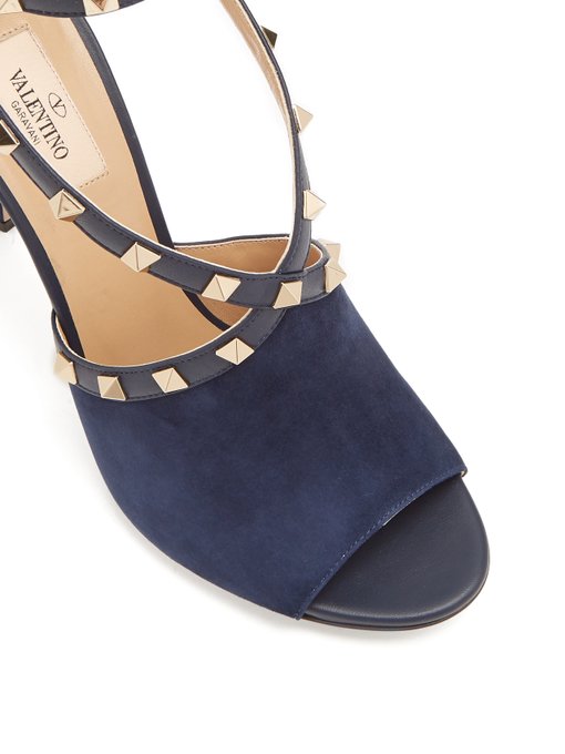 blue suede valentino rockstud