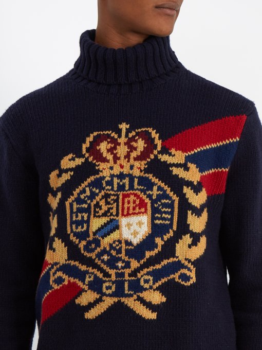 ralph lauren crest sweater