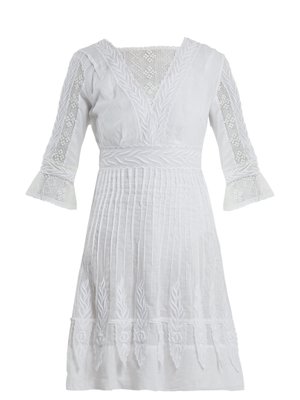 Edwardian floral-embroidered cotton dress | Talitha | MATCHESFASHION UK