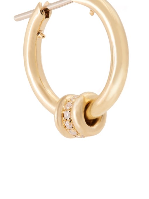 Ara diamond & yellow-gold earrings | Spinelli Kilcollin