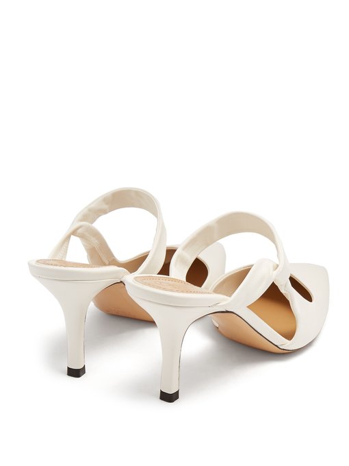 the row gala twist leather mules