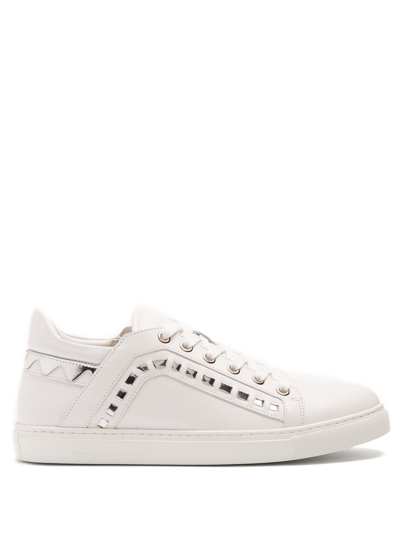 Riko leather low-top trainers | Sophia 