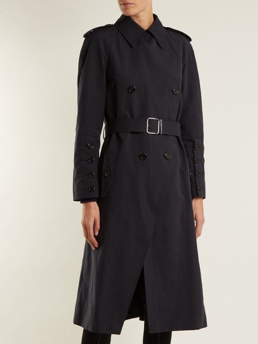 Fulton double-breasted trench coat展示图