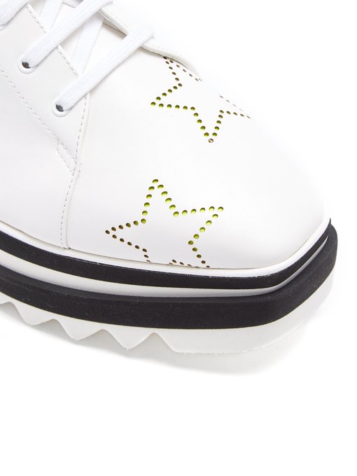 Sneak-Elyse lace-up perforated-star 