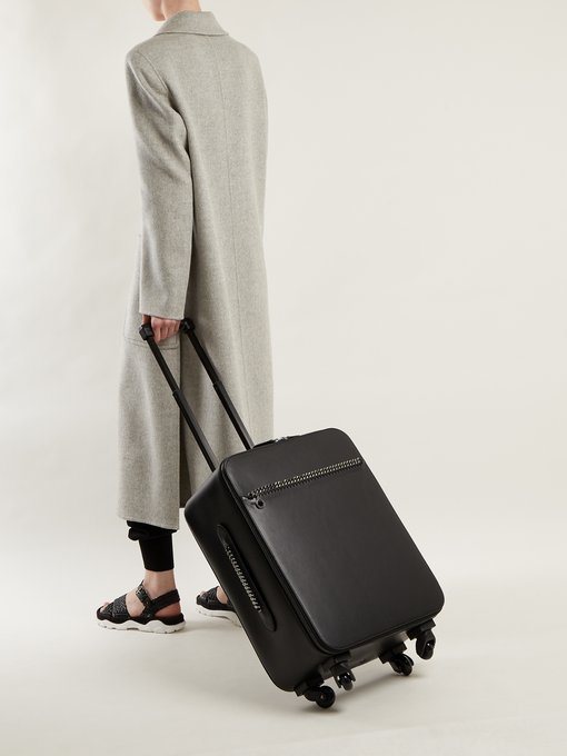 faux leather suitcase