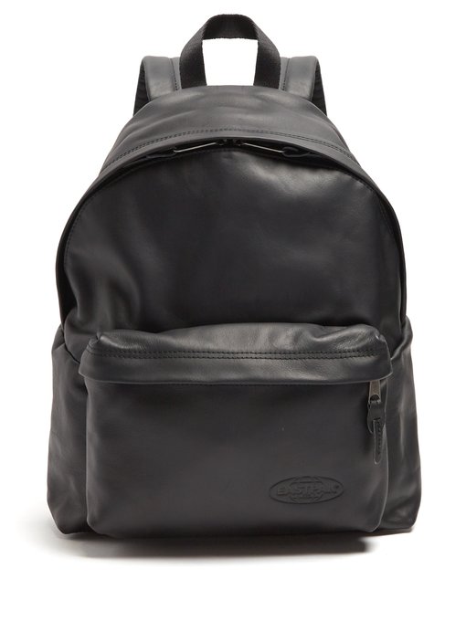 eastpak padded leather