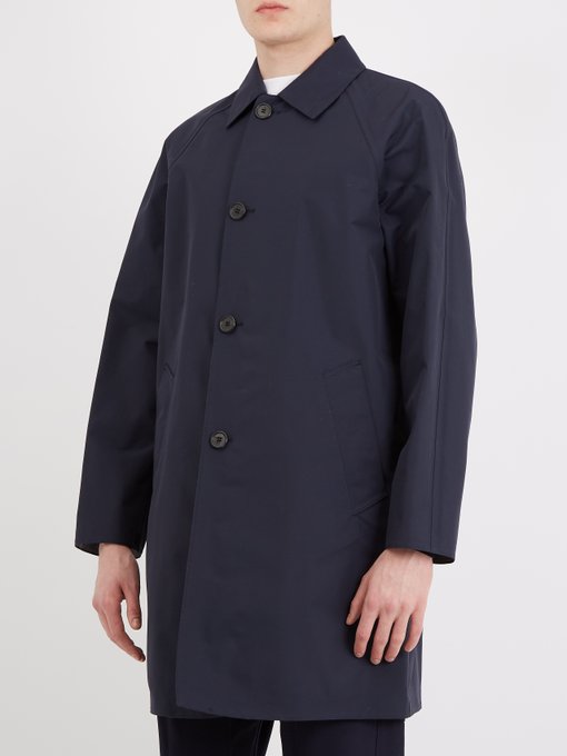 Point-collar raglan overcoat展示图