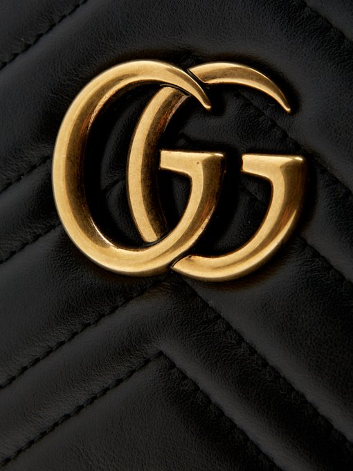 GG Marmont quilted-leather backpack | Gucci | MATCHESFASHION UK