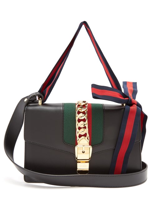 Sylvie leather shoulder bag | Gucci 
