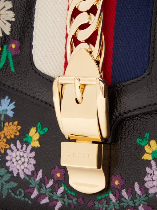 gucci sylvie embroidered