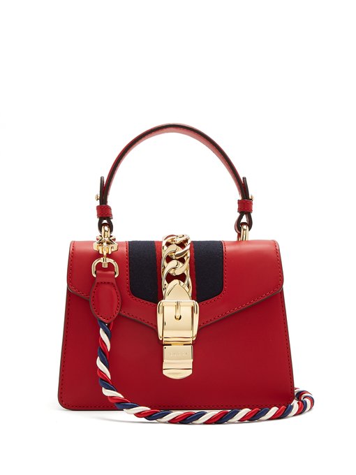 Sylvie mini leather shoulder bag | Gucci | MATCHESFASHION UK