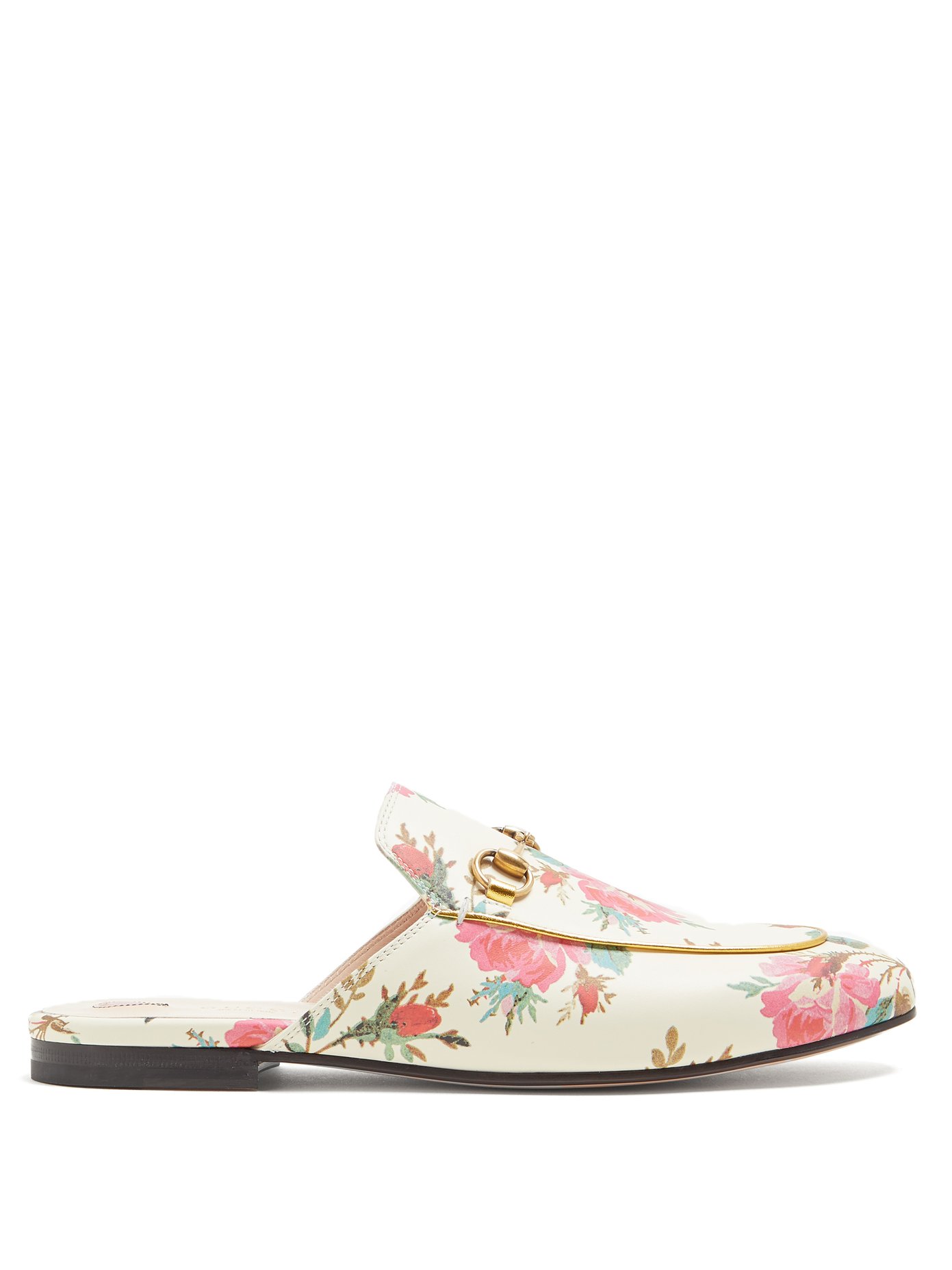 gucci loafers with flowers