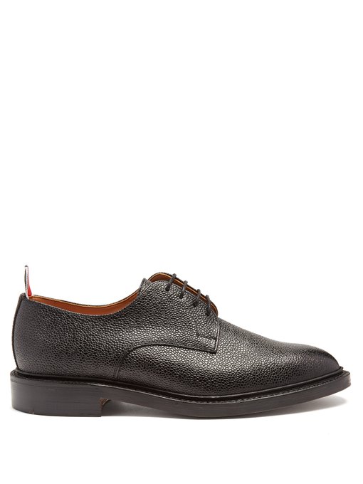 Pebbled-leather derby shoe | Thom 