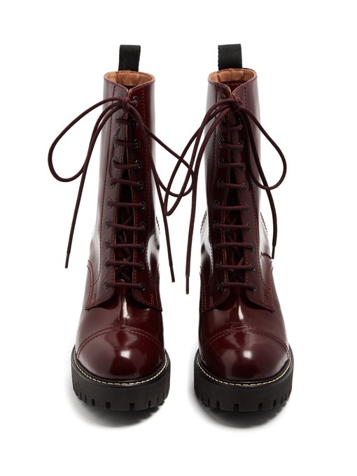 Lace-up leather boots展示图