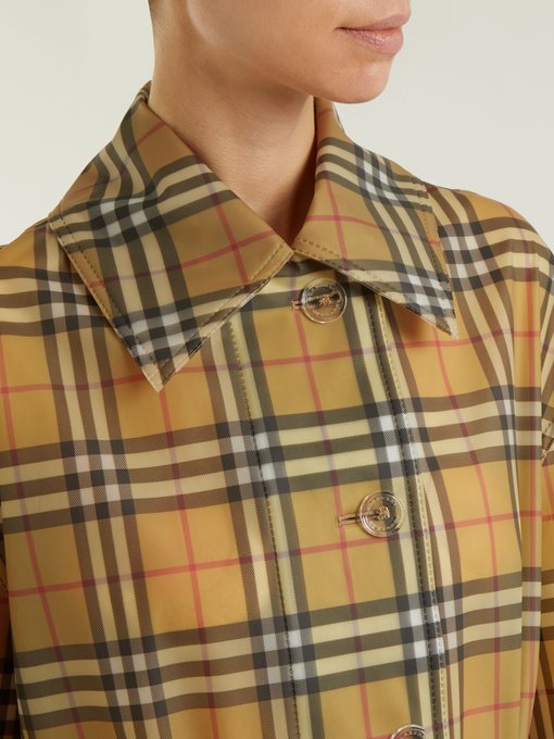 burberry check coat