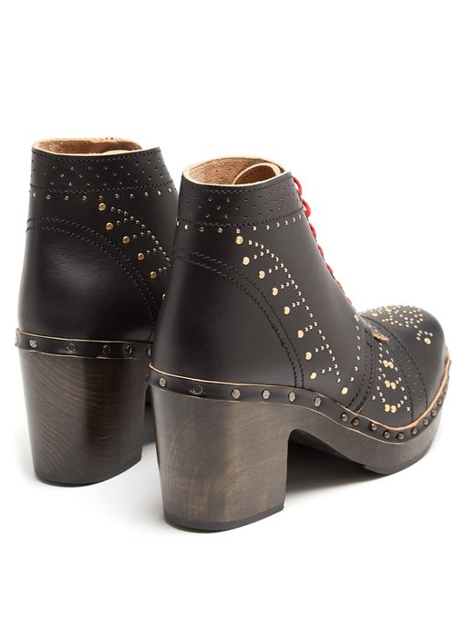 burberry studded boots