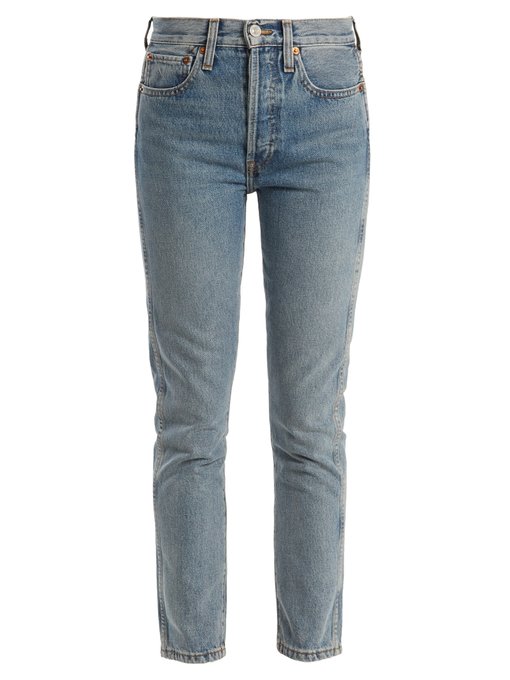 High-rise slim-leg cropped jeans | Re/Done | MATCHESFASHION UK