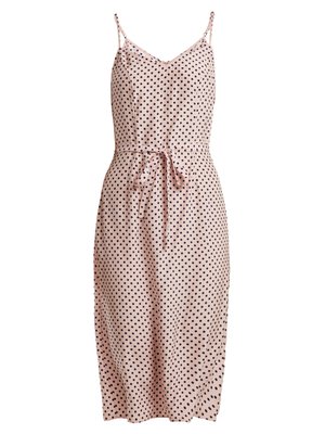 Lily polka-dot print silk slip dress | HVN | MATCHESFASHION US