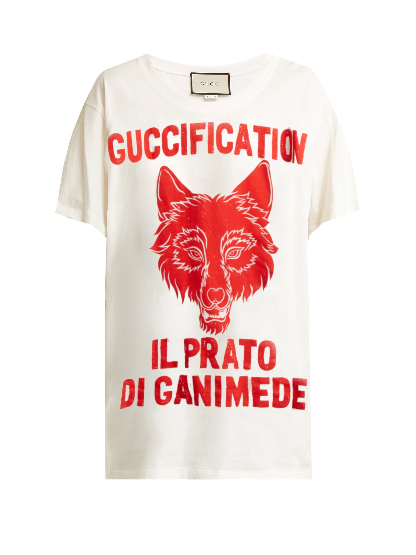 Gucci Wolf T Shirt - pivovar.pl 1693374697