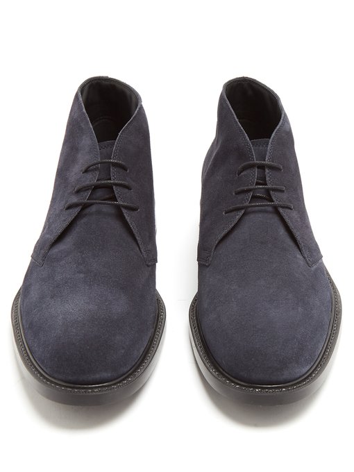 Lace-up suede desert boots展示图