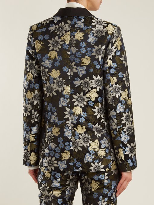 Anisha floral-jacquard jacket展示图