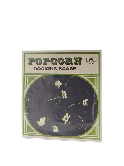 Popcorn-print bandana silk scarf展示图