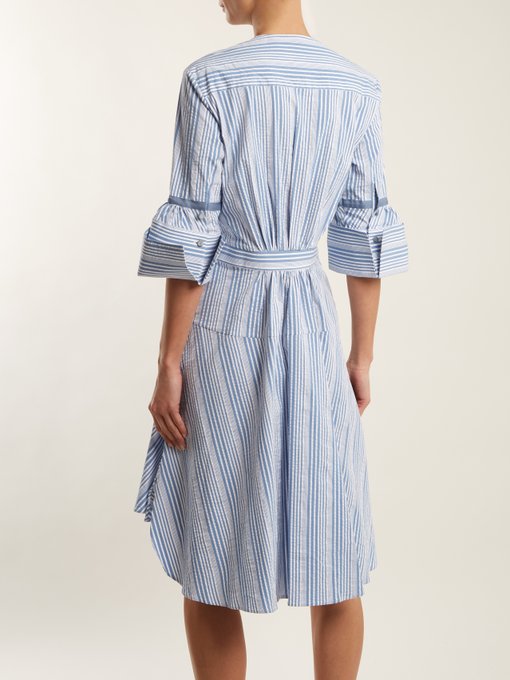 April button-through striped dress | Palmer//Harding | MATCHESFASHION UK