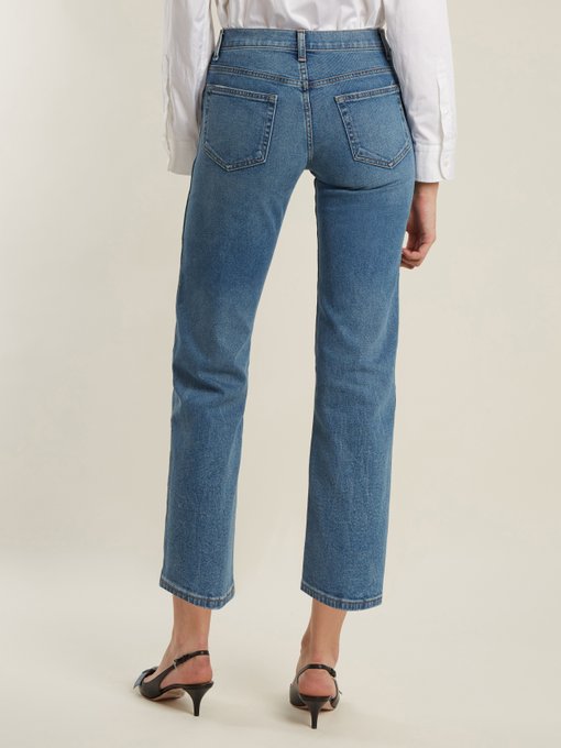Wendall cropped wide-leg jeans | Khaite | MATCHESFASHION UK