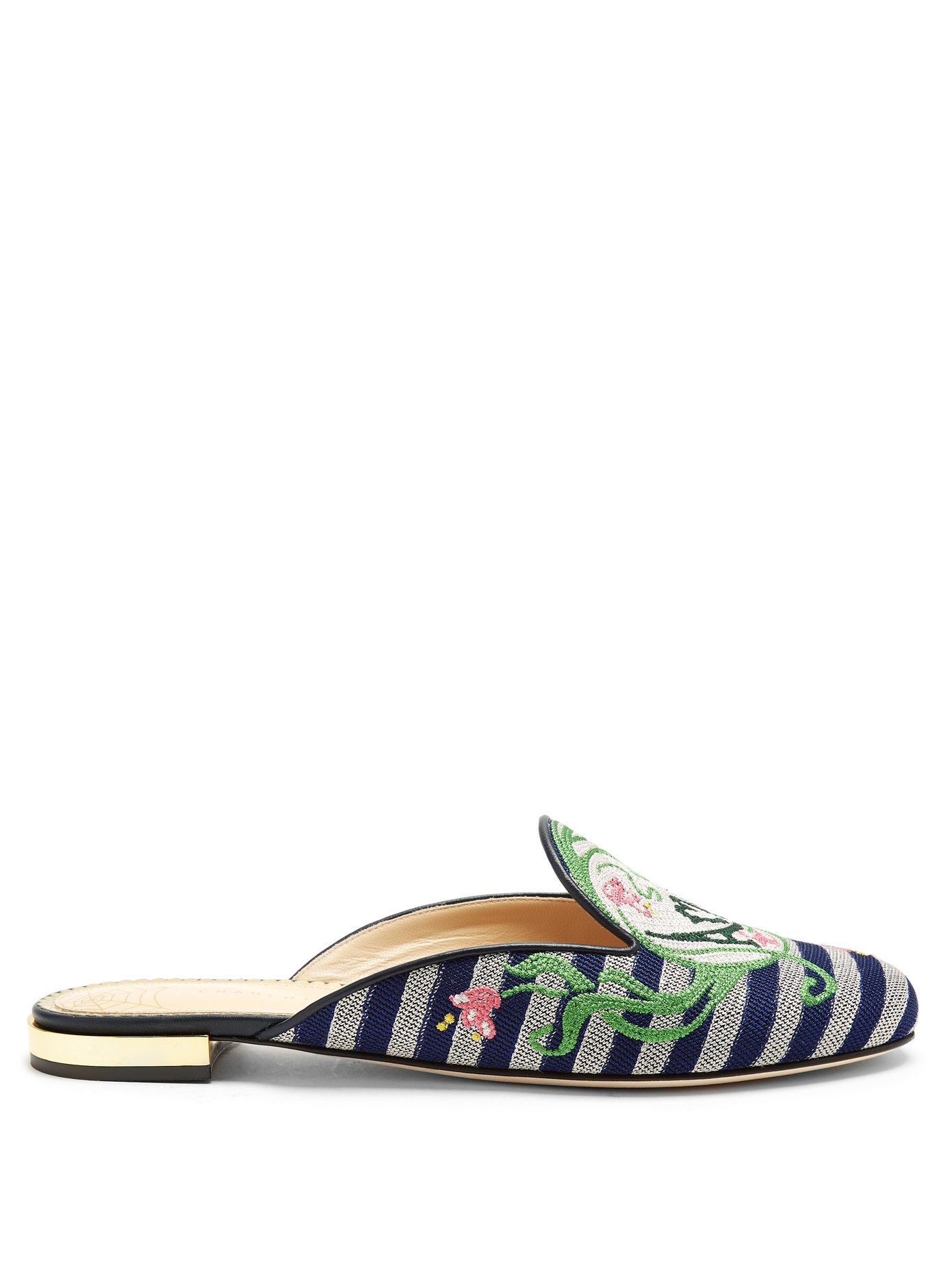 olympia embroidered loafer