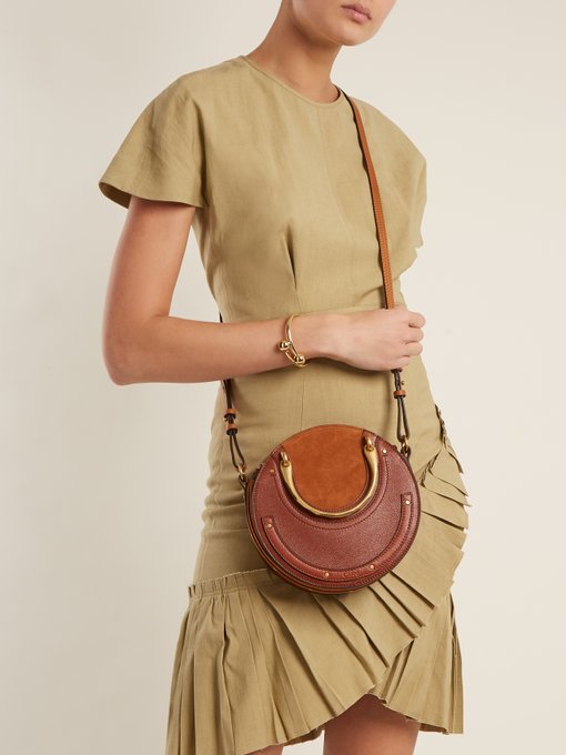 Pixie small leather and suede cross-body bag | Chloé | MATCHESFASHION US